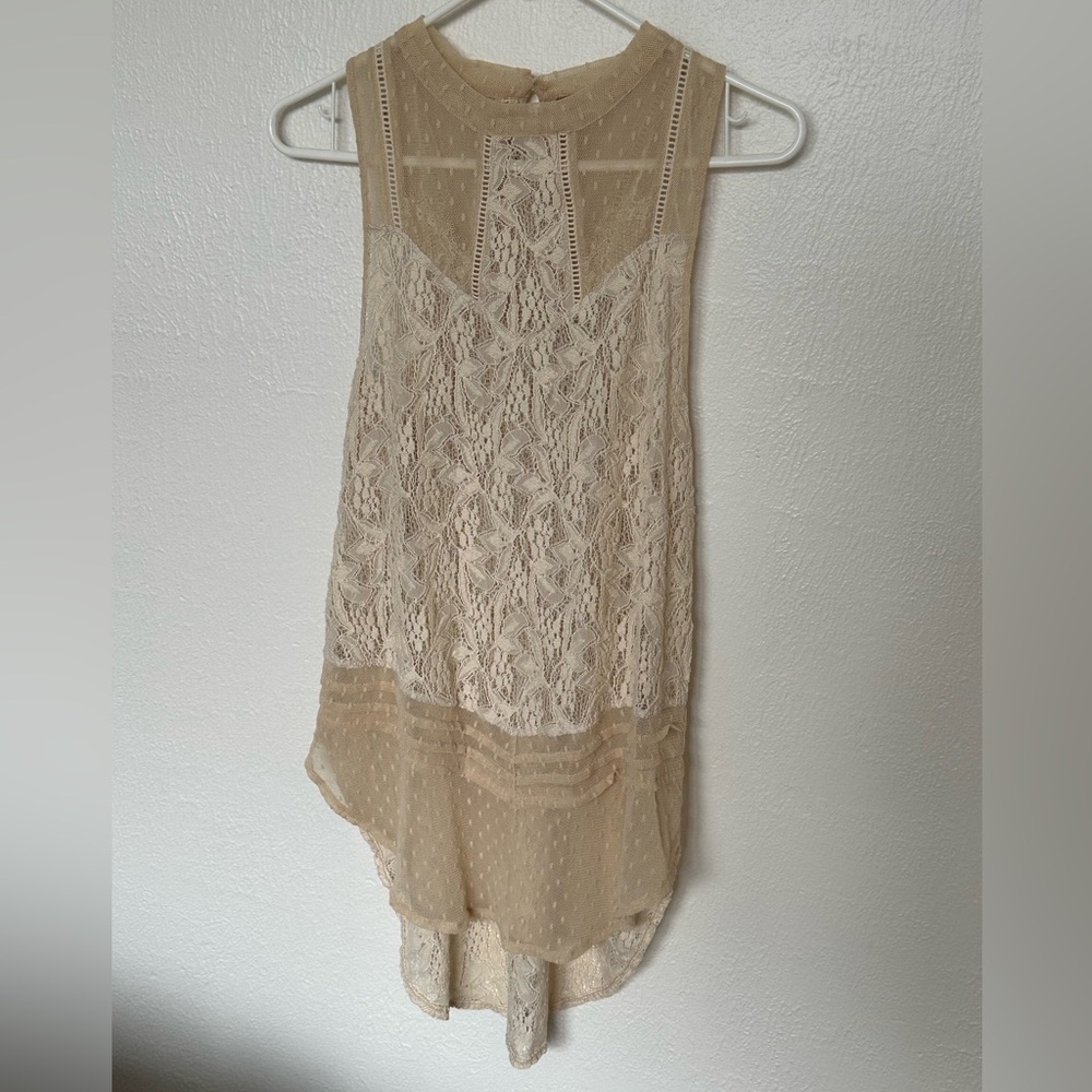 Free People Lace Tunic